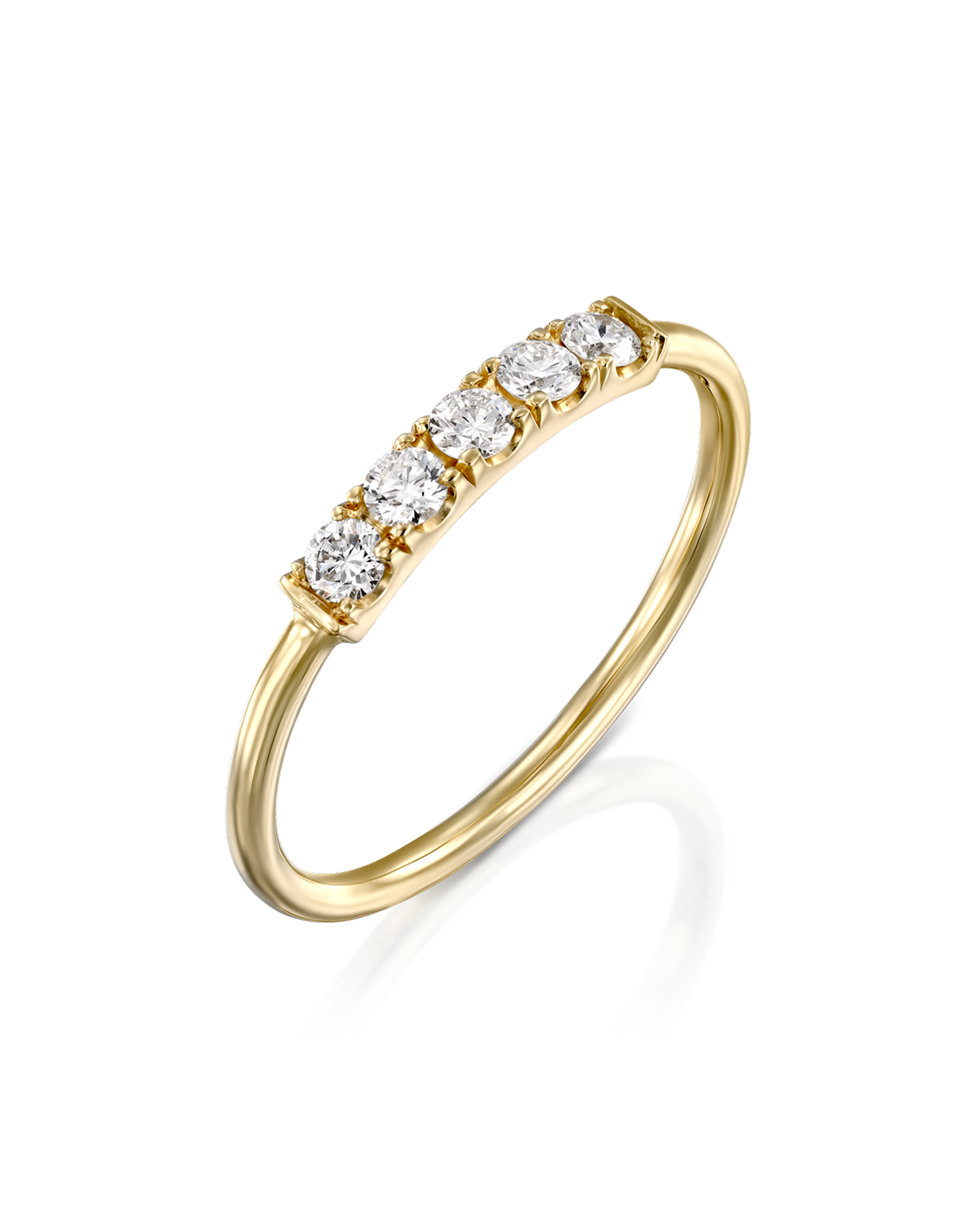 Candy Gold Ring White Diamonds