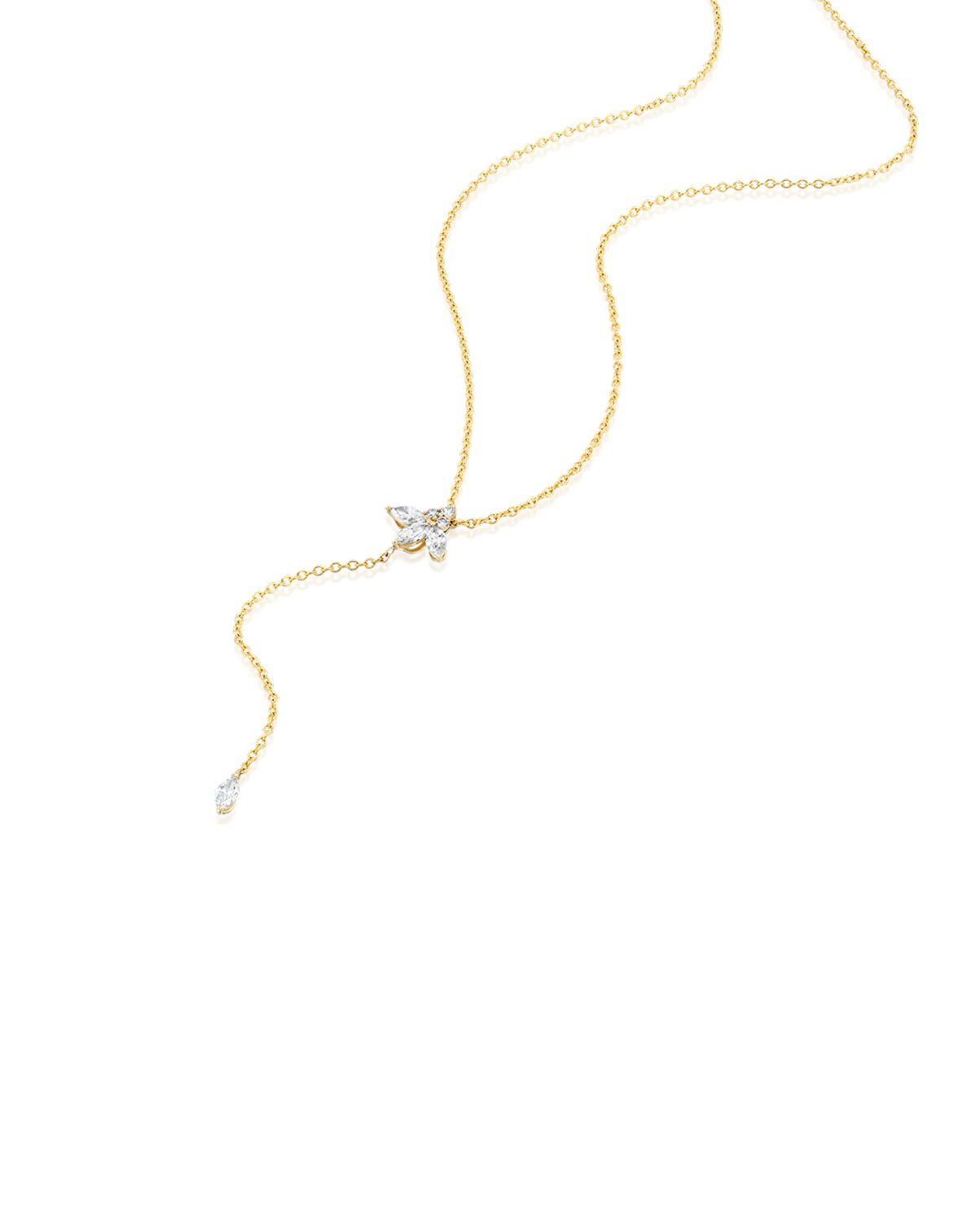 Jeanne Poisson Necklace with Tie