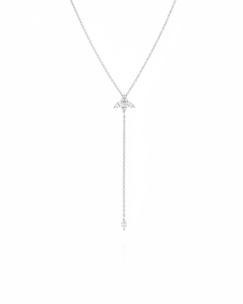 Jeanne Poisson Necklace with Tie