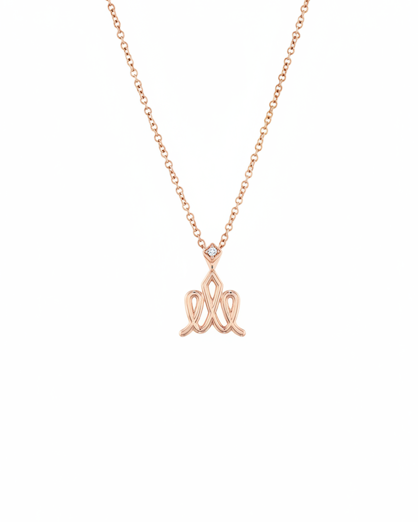 Crown Gold Necklace