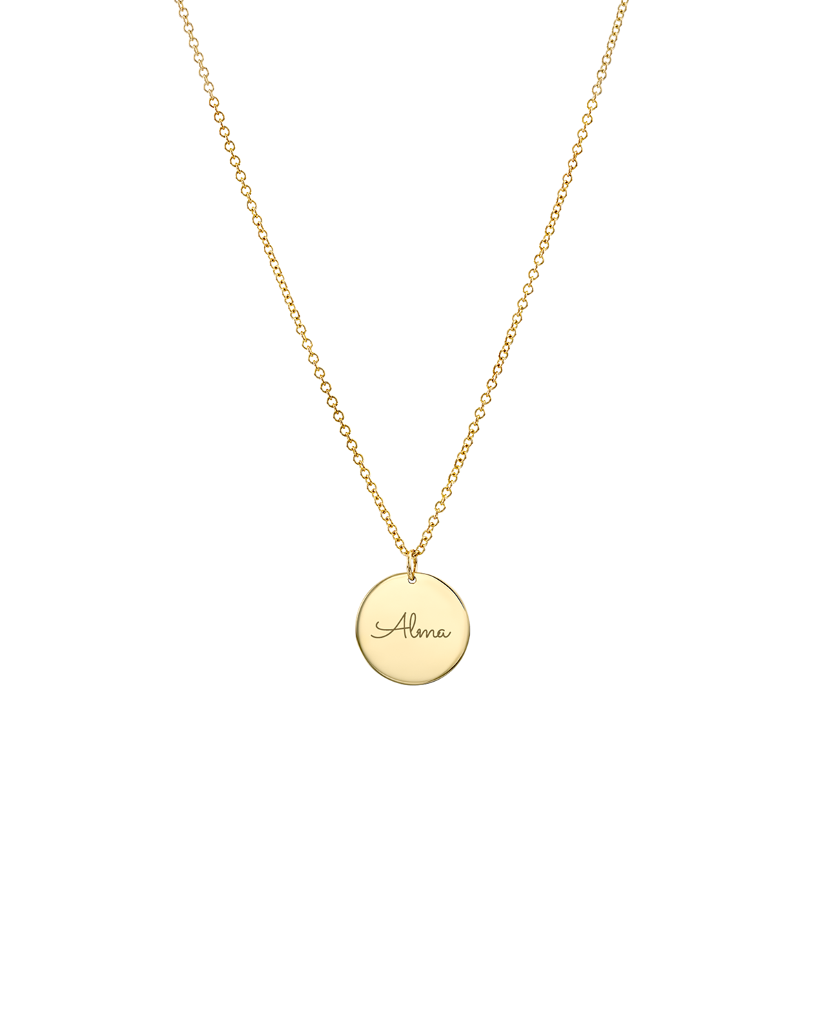 Chiara Gold Necklace & Engraving
