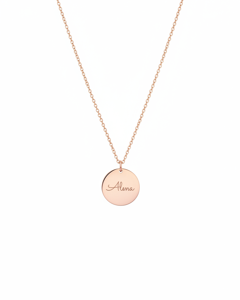 Chiara Gold Necklace & Engraving