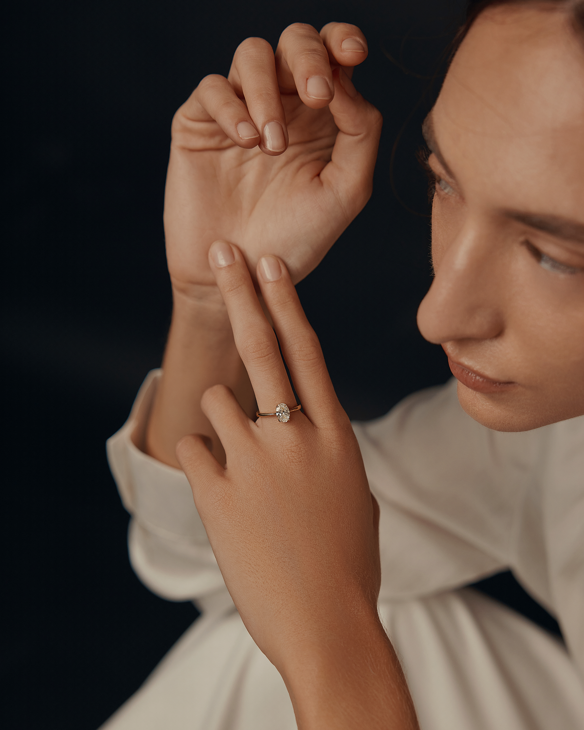 Garland Ring lab diamond