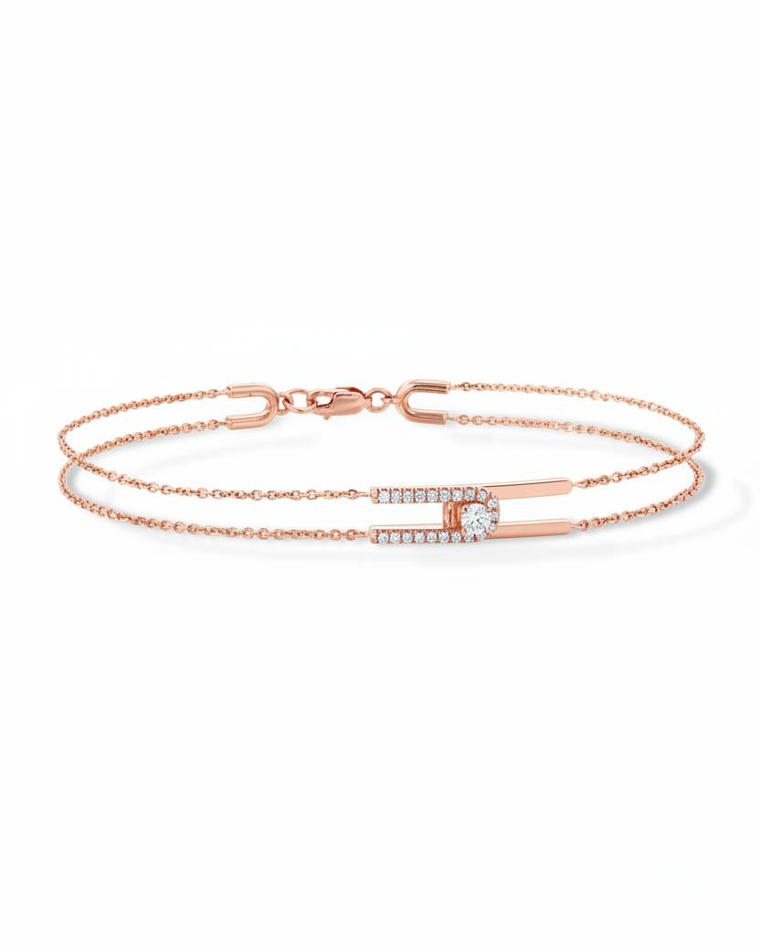 Bracelet 08 - White Diamonds