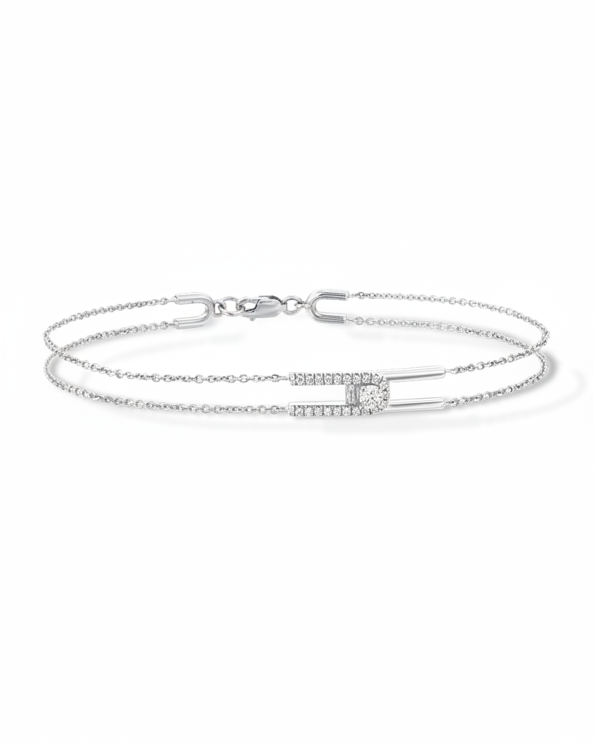 Bracelet 08 - White Diamonds