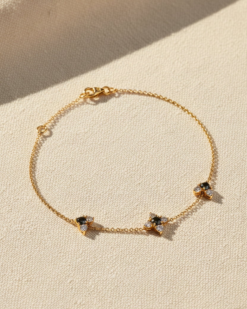 Judith Gold Bracelet Black & White Diamonds