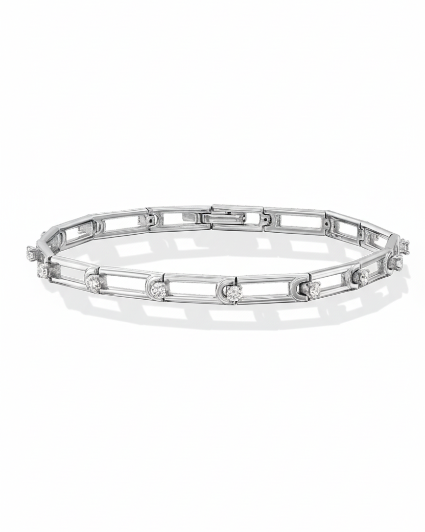Bracelet 07 - White Diamonds