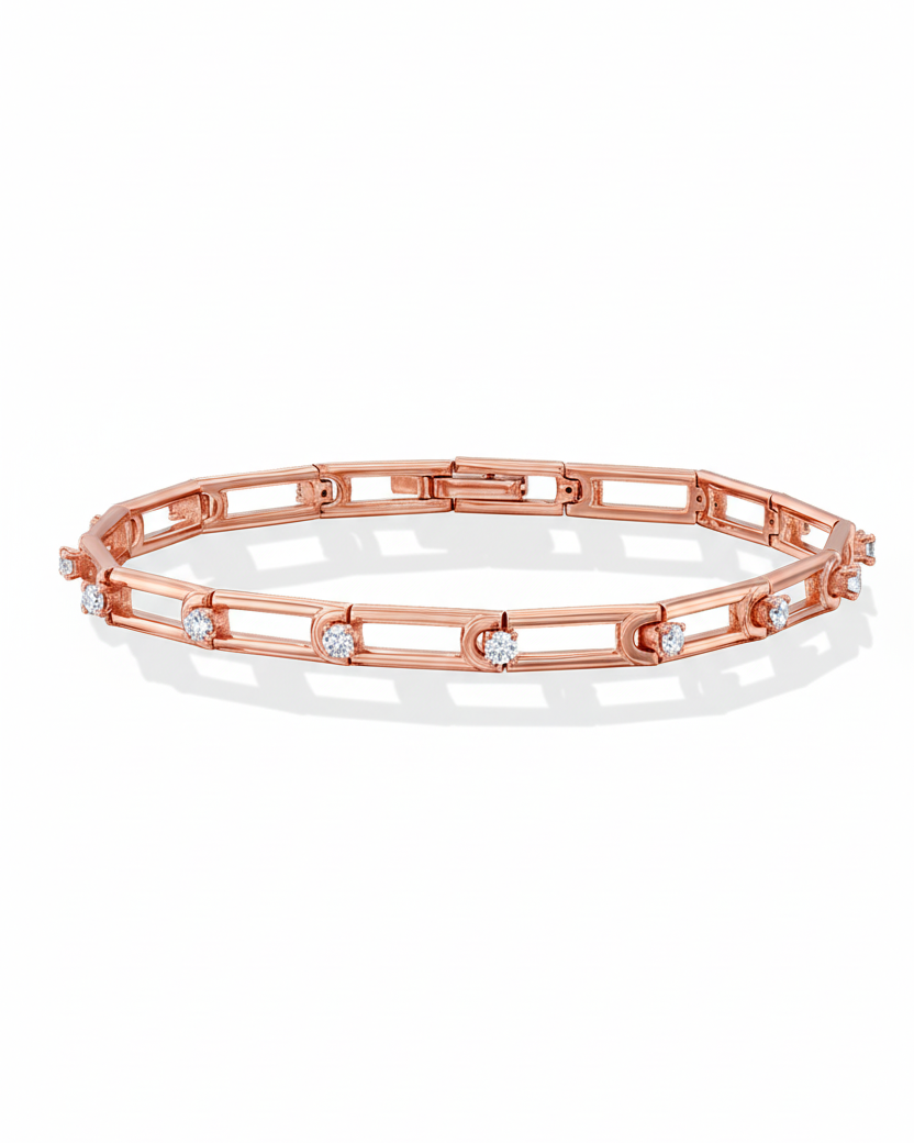 Bracelet 07 - White Diamonds