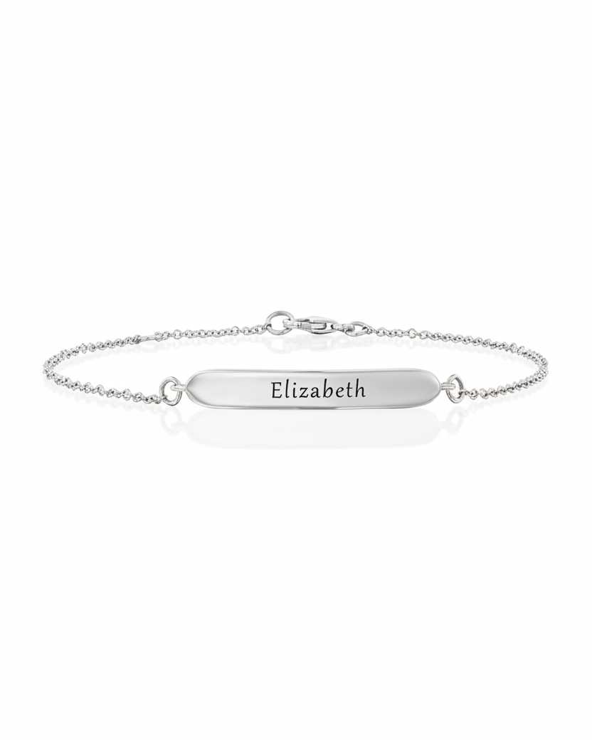 Florence Gold Bracelet With Engraving