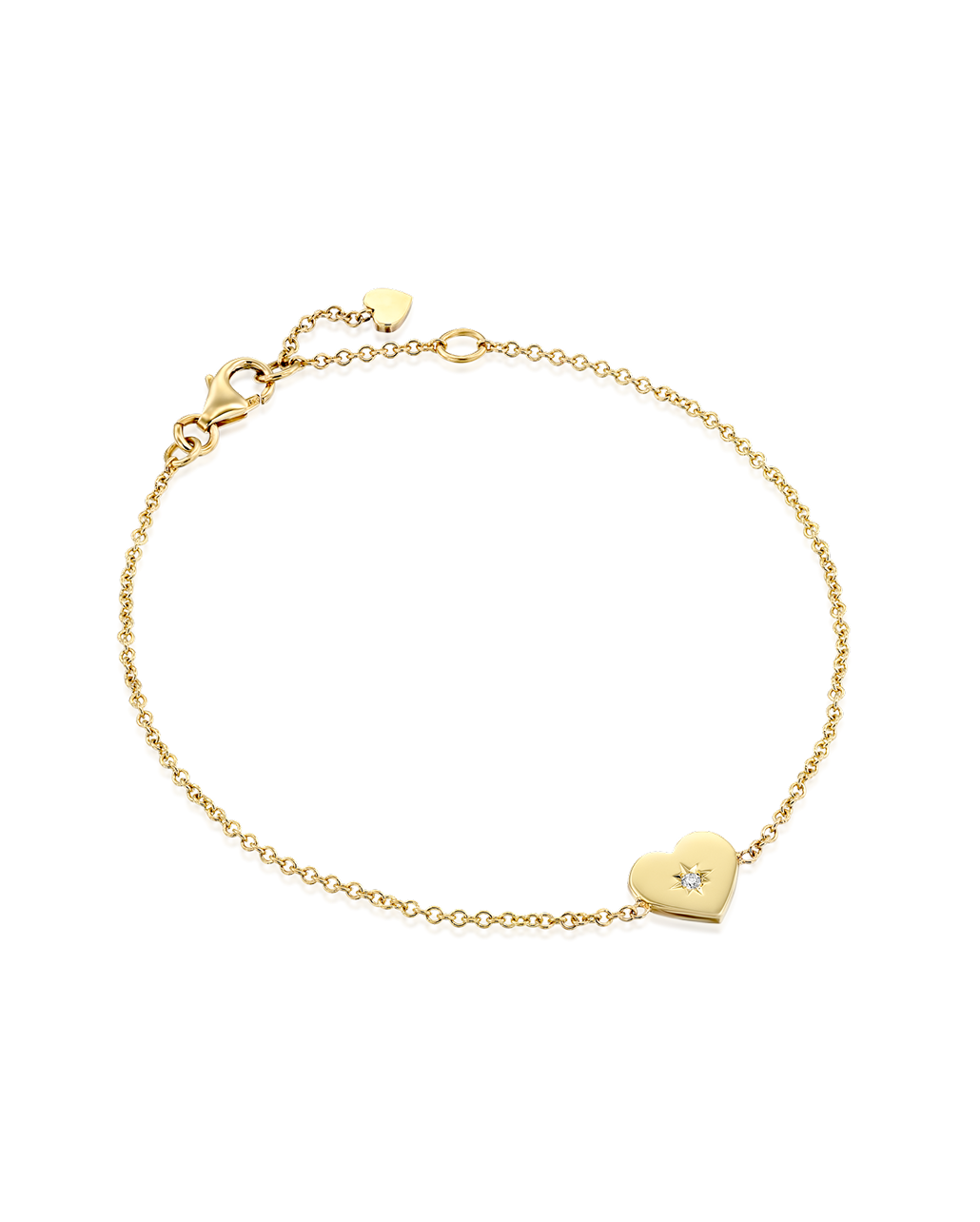 Heart Bracelet white diamond
