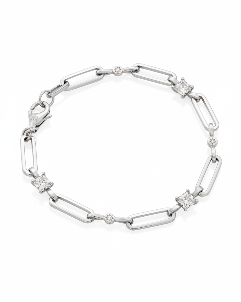 Nora bracelet white diamonds