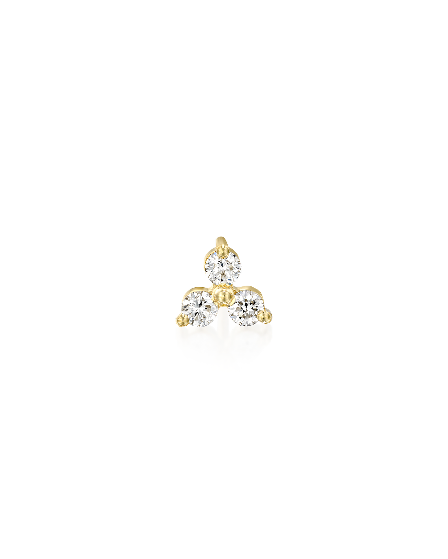 Mini Grace Earring With White Diamonds