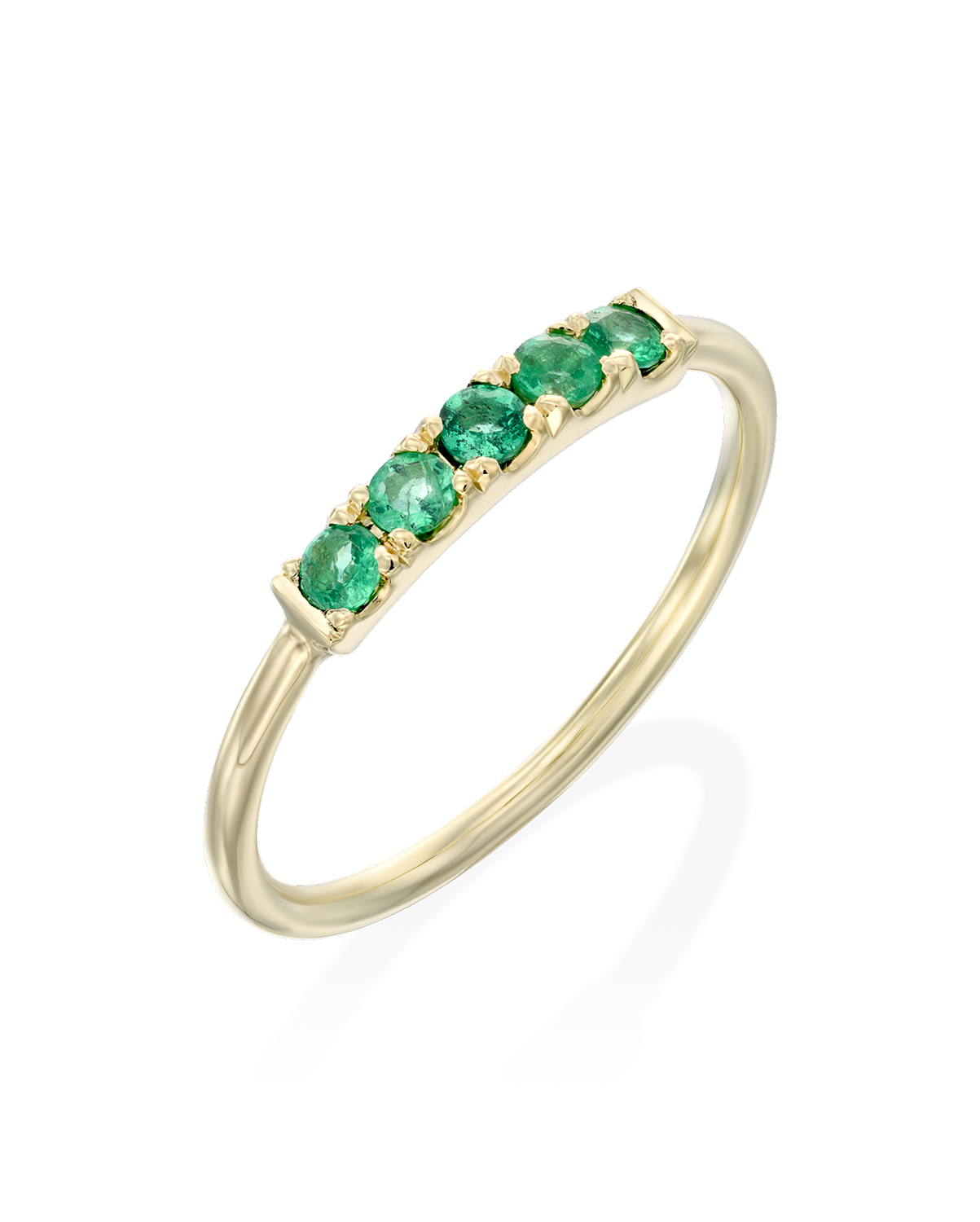 Candy Gold Ring With Emerald