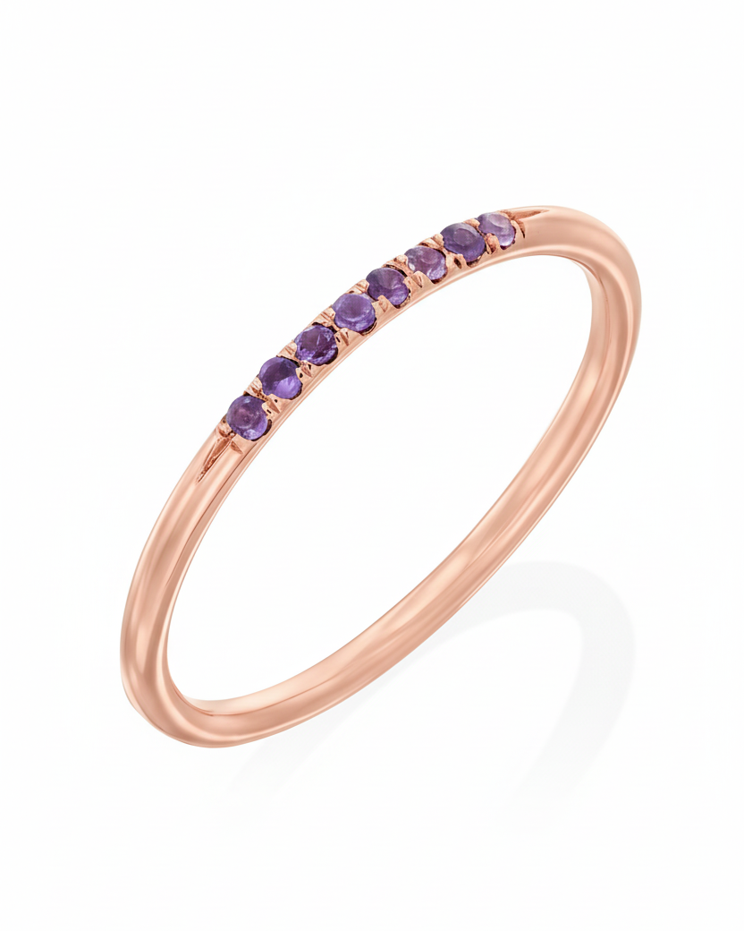 Kelly ring with Amethyst