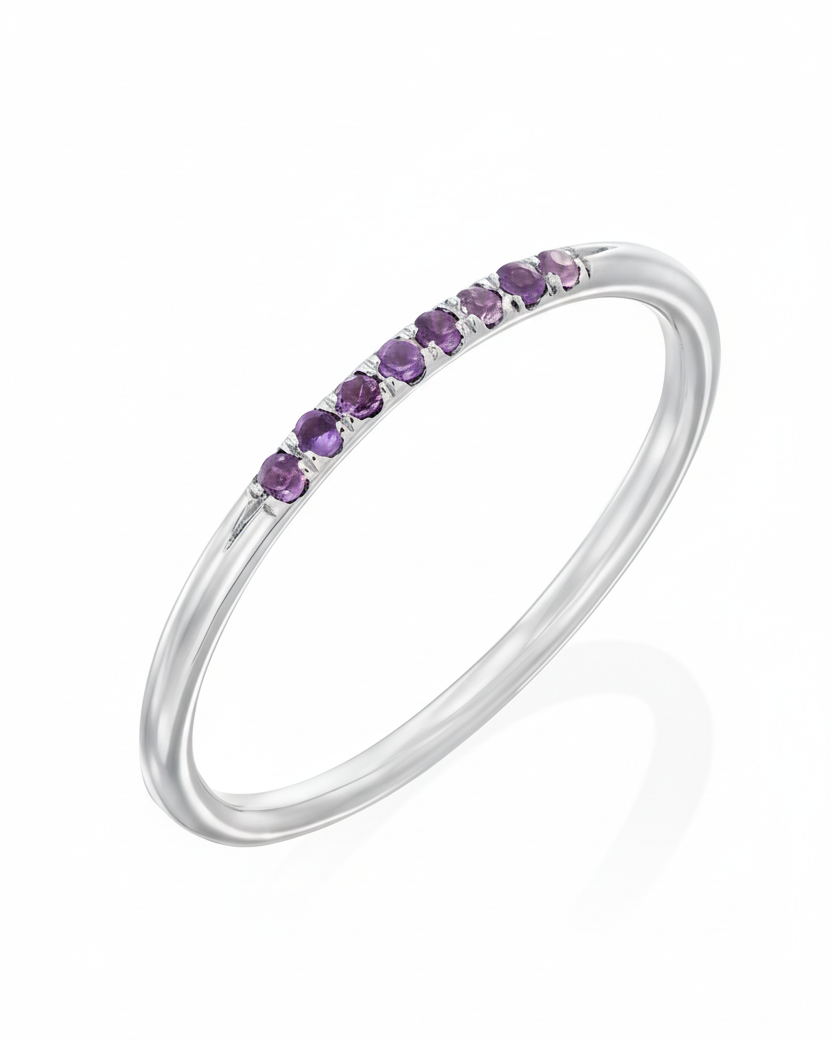 Kelly ring with Amethyst