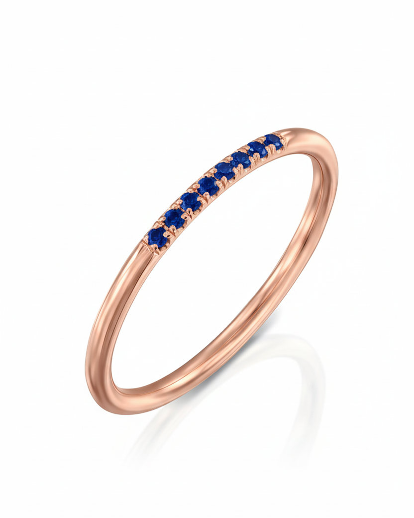 Kelly Ring with Sapphire