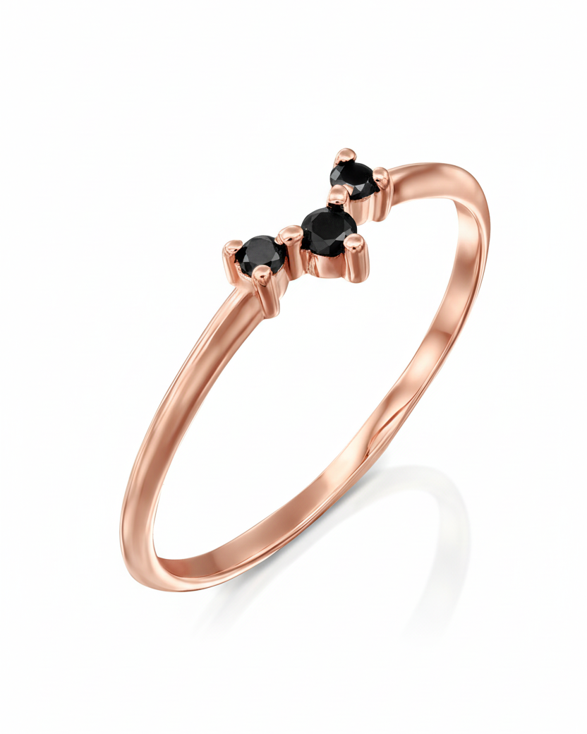 Frida Ring Black Diamonds