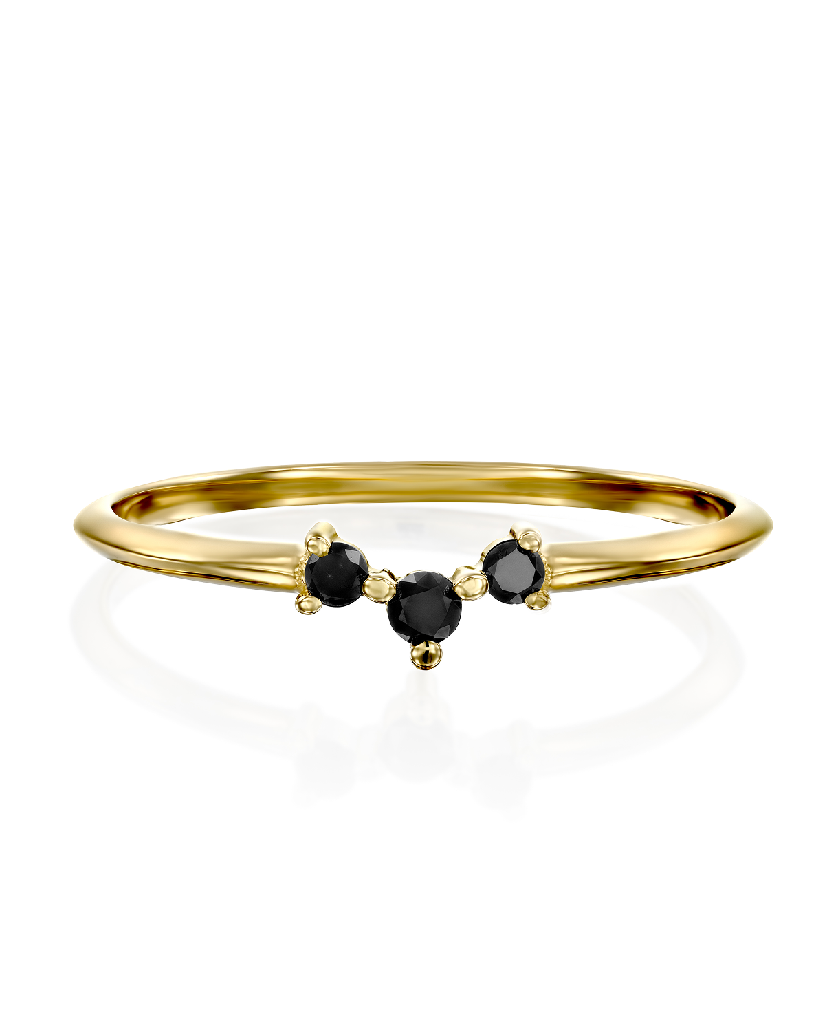 Frida Ring Black Diamonds