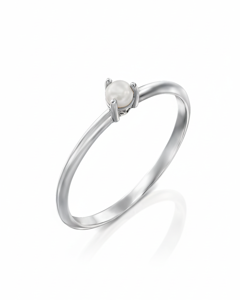 Kahlo Ring With Pearl