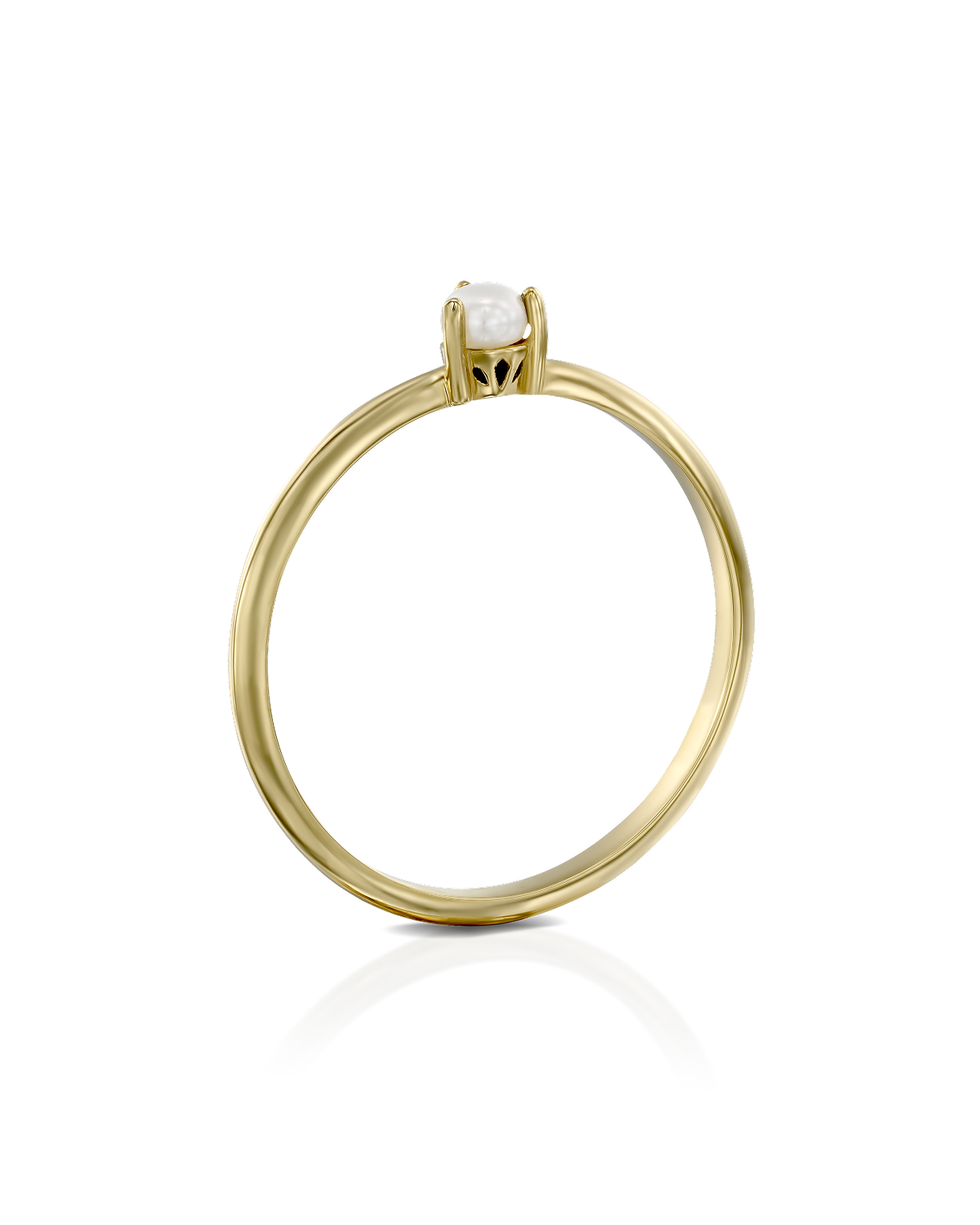 Kahlo Ring With Pearl