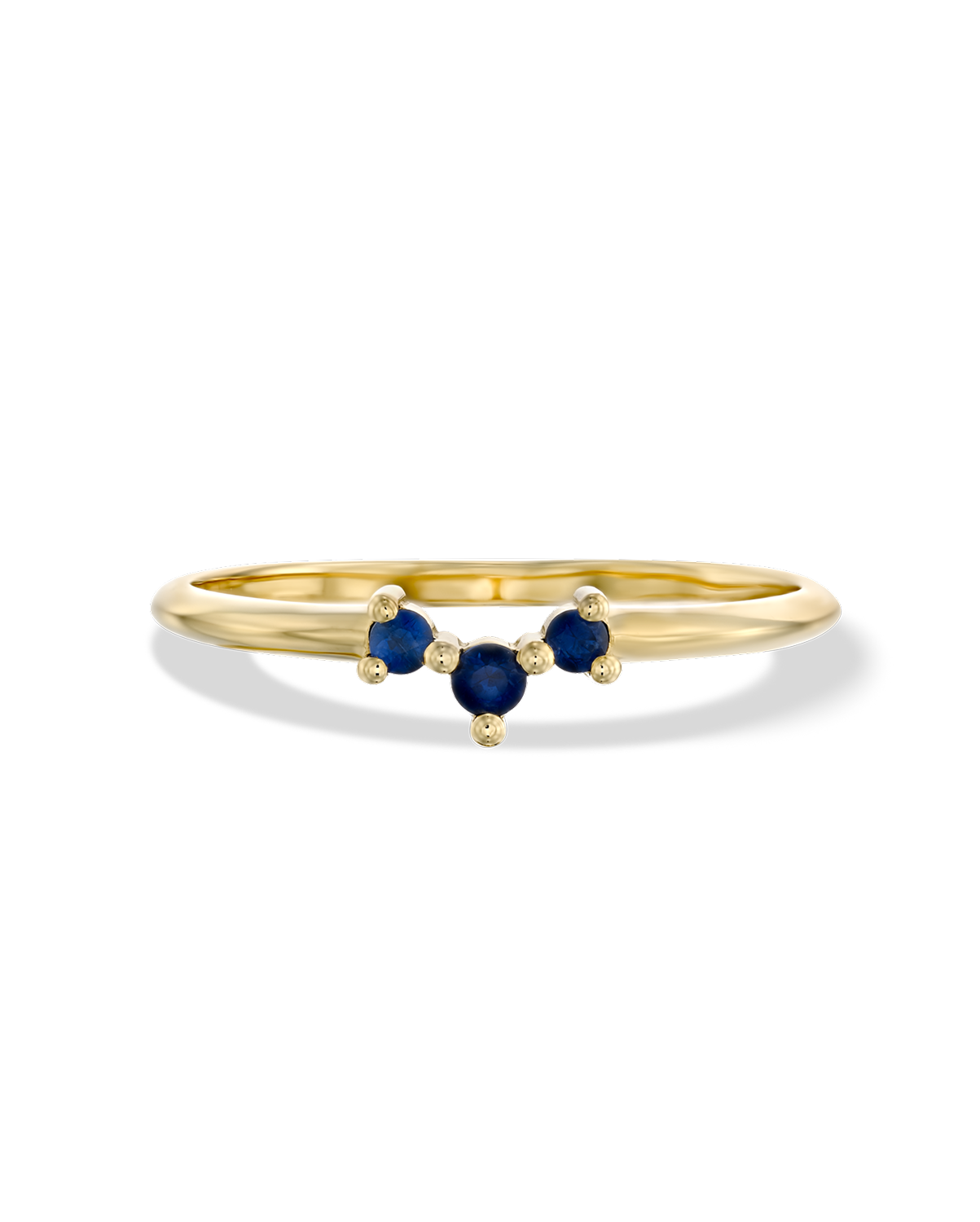 Frida Gold Ring Sapphire