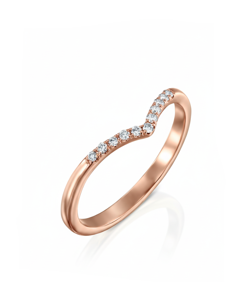 Hannah Ring With White diamonds