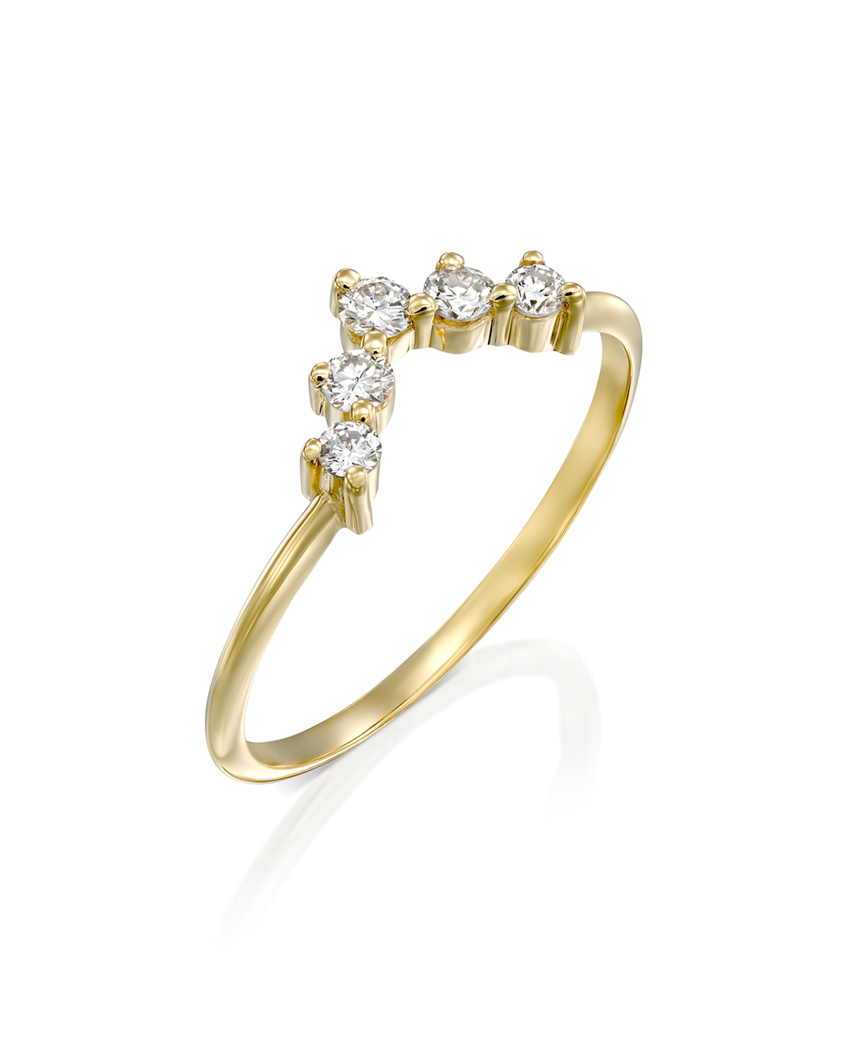 Harmon ring With White Diamonds