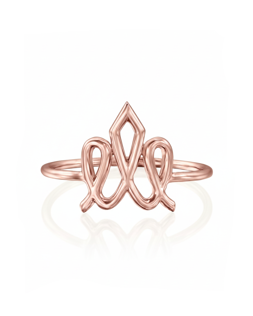 Small Crown Gold Ring
