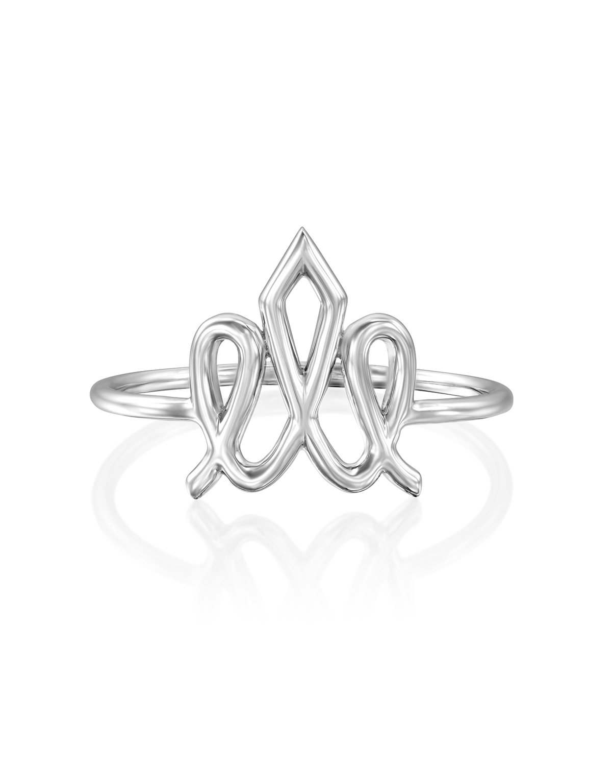 Small Crown Gold Ring