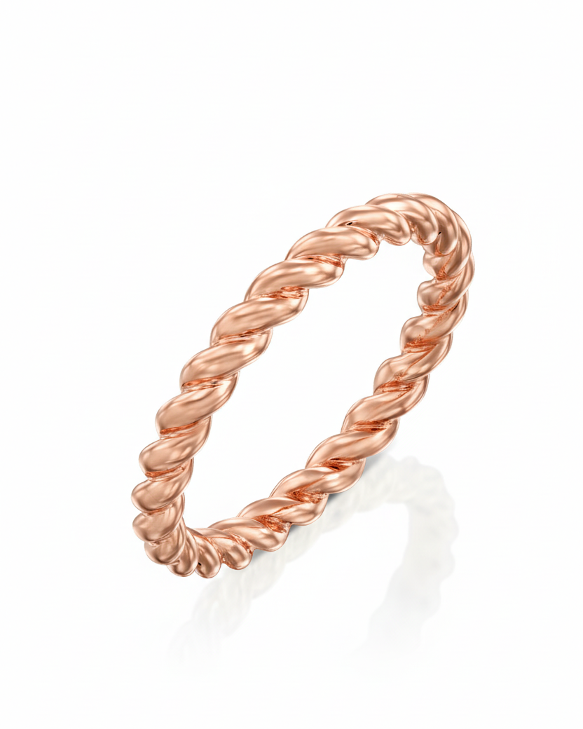 Rope Gold Ring
