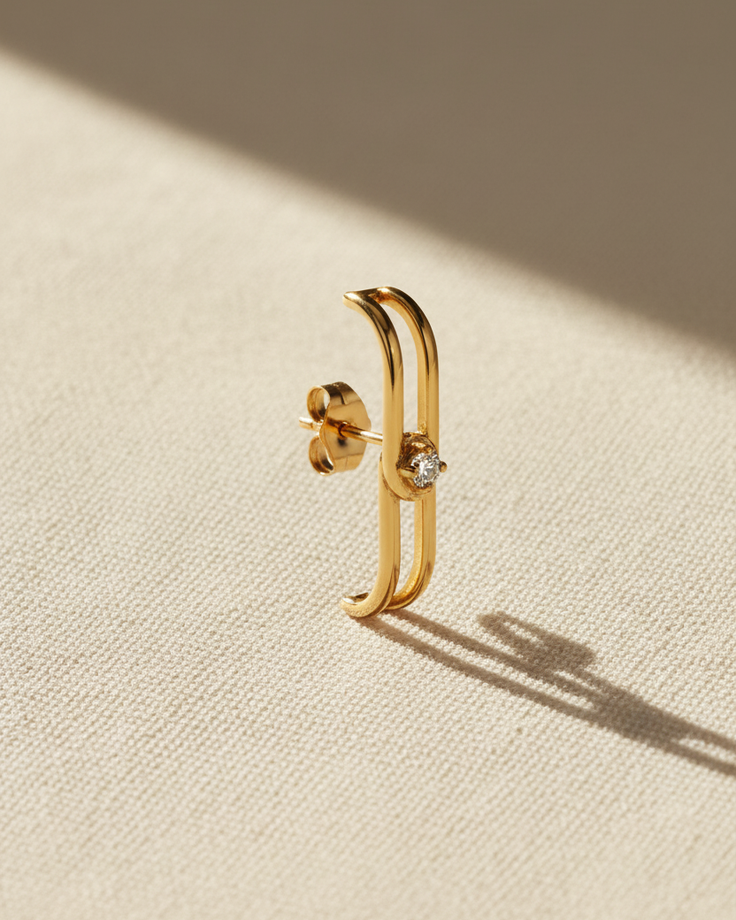 Earring 10 - White Diamond