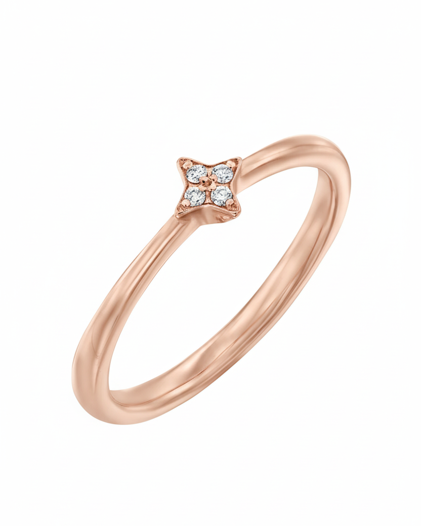 Mars Ring With White Diamonds
