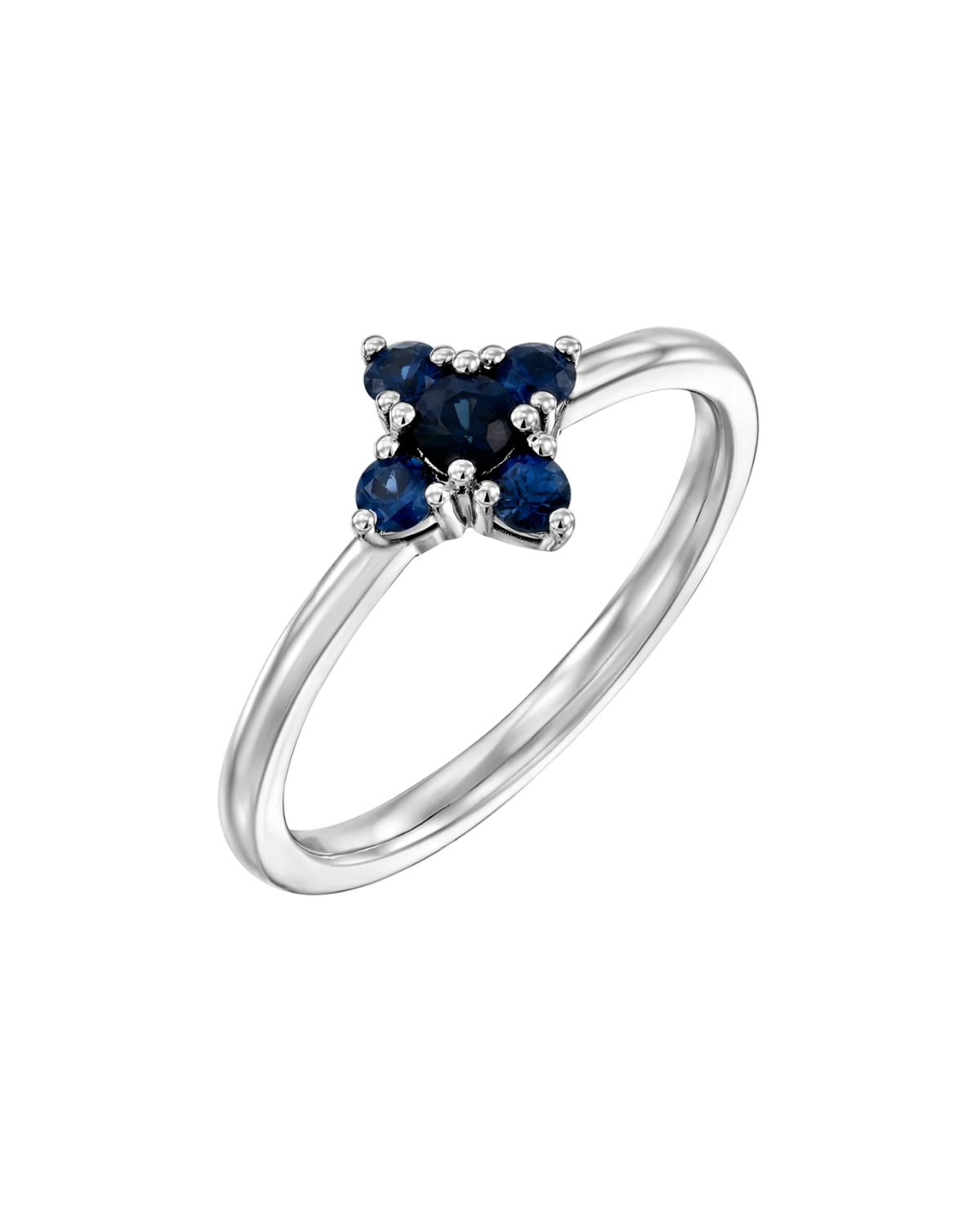 Eliana Ring with Blue Sapphires