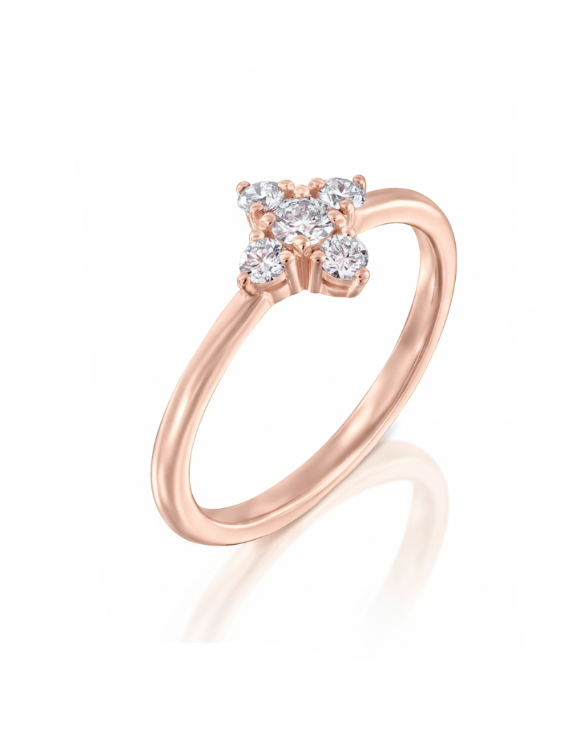 Eliana White Gold and Diamonds Ring