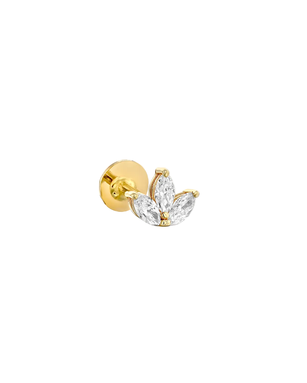 Francoise Piercing Earring White Diamonds