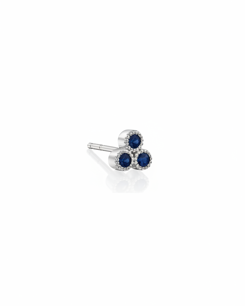Henrietta Gold Earring Sapphire