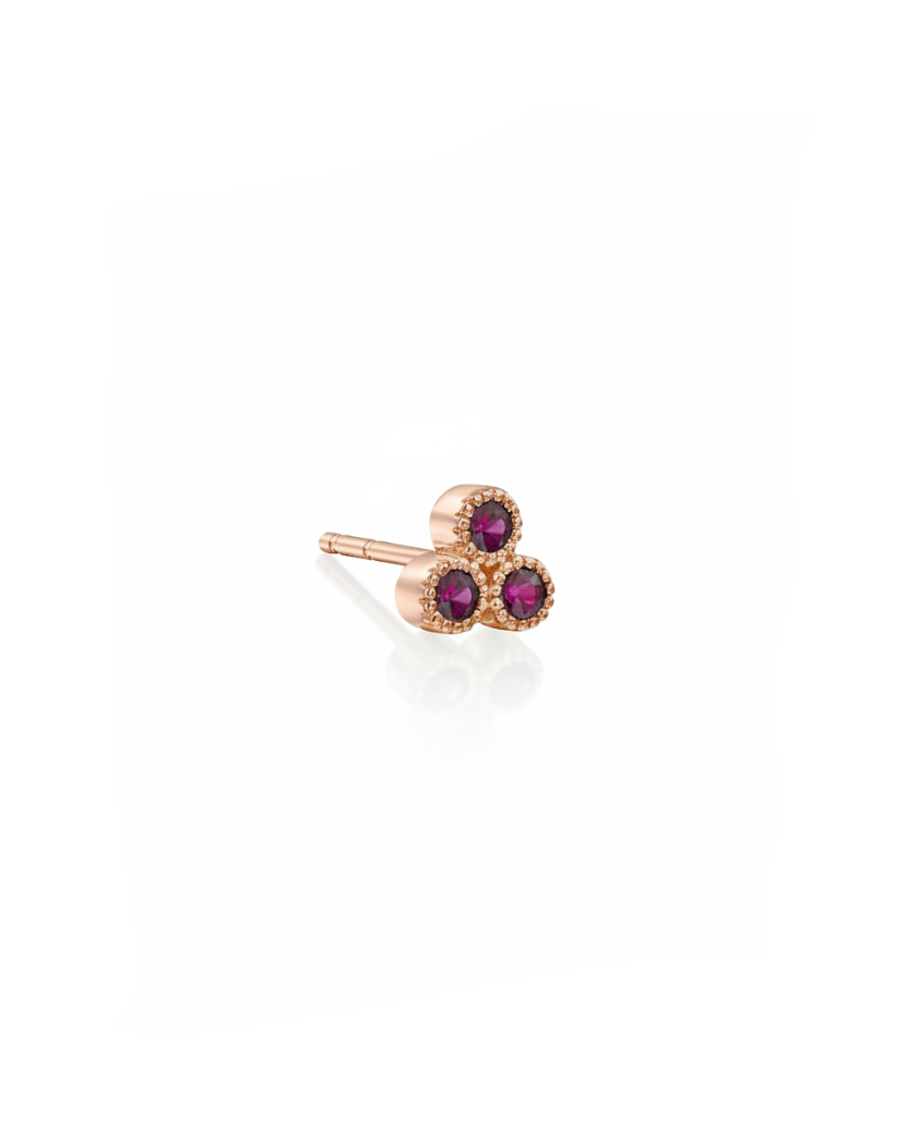 Henrietta Ruby Earring
