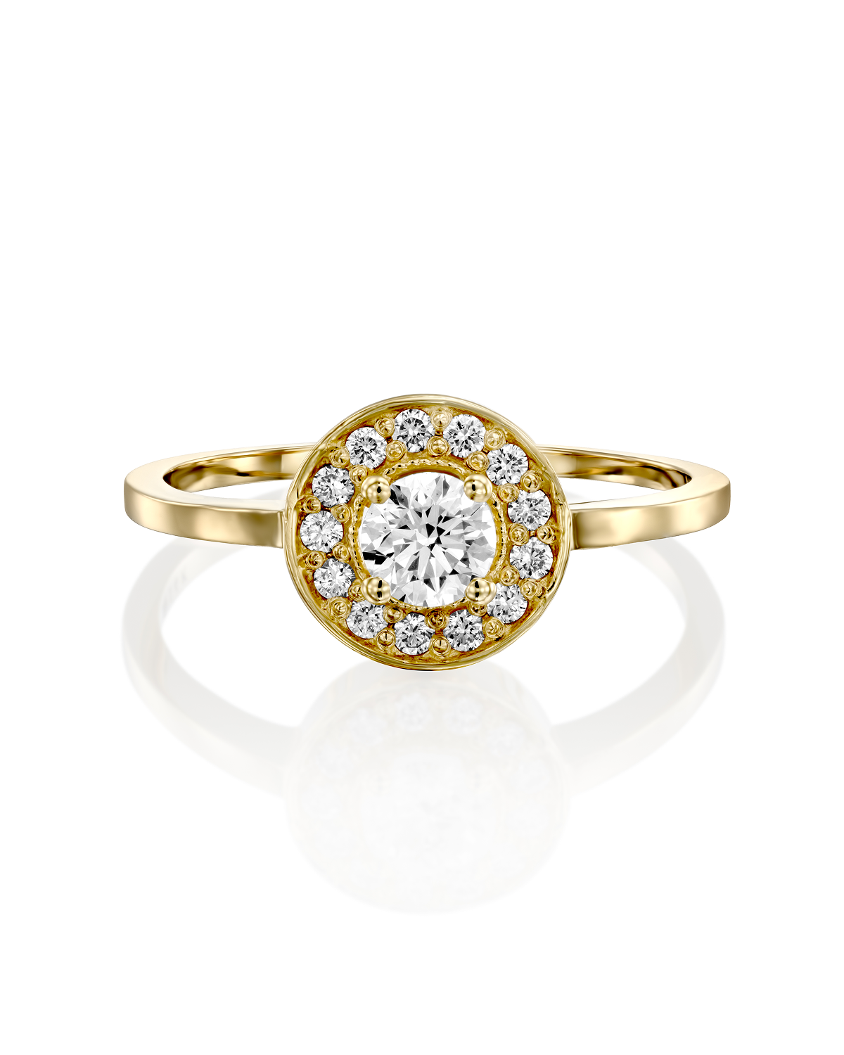 Bianca Gold Ring Diamonds