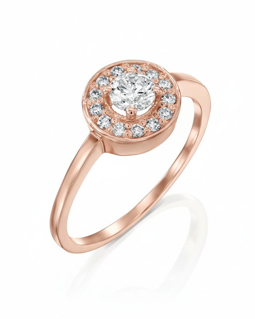 Bianca Gold Ring Diamonds