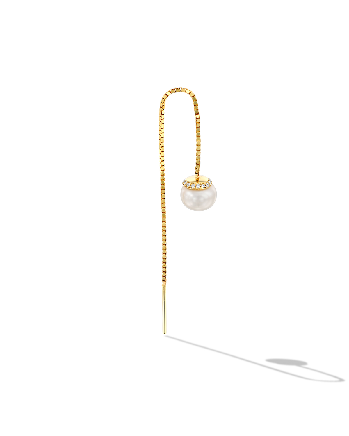 Ashley Earring with Pearls and Diamonds