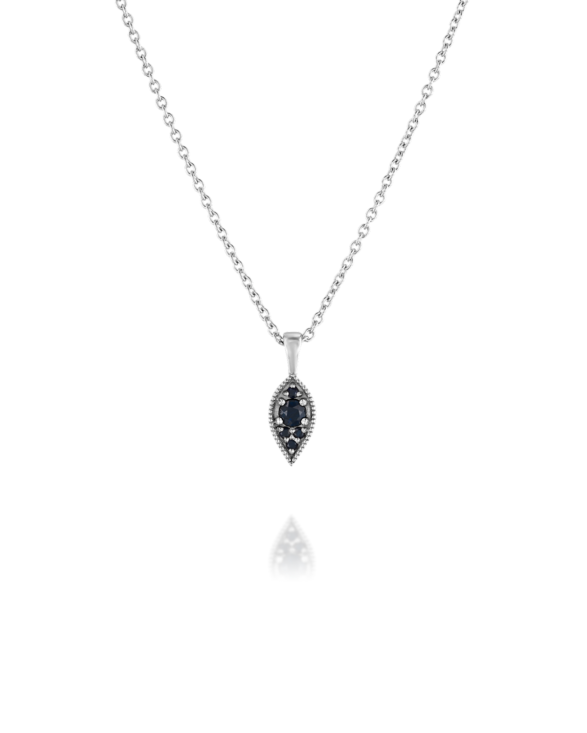 Jane Gold Necklace Black Diamond