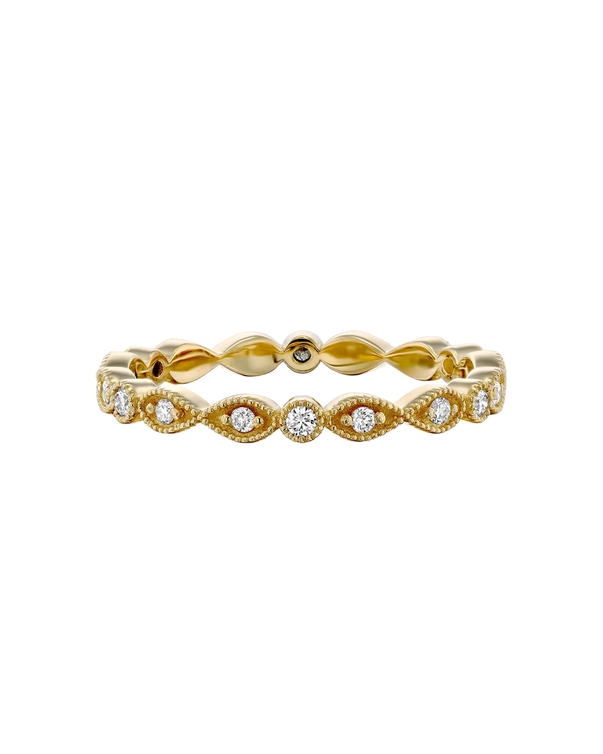 Isabelle Gold Ring Diamonds
