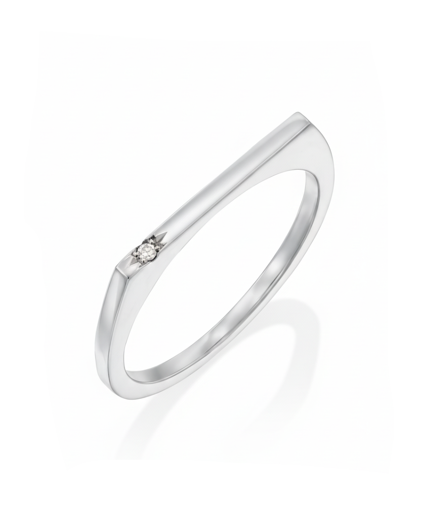 Miranda Gold Ring white Diamond