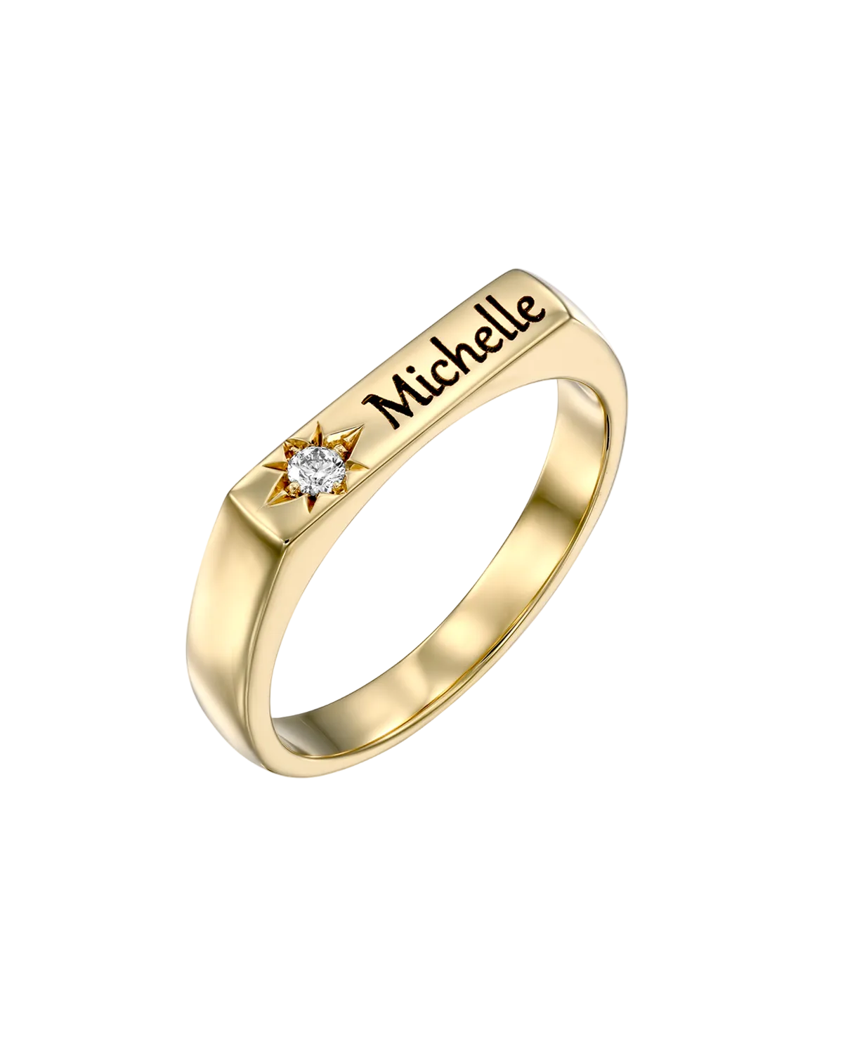 Charlotte White Diamond & Engraving