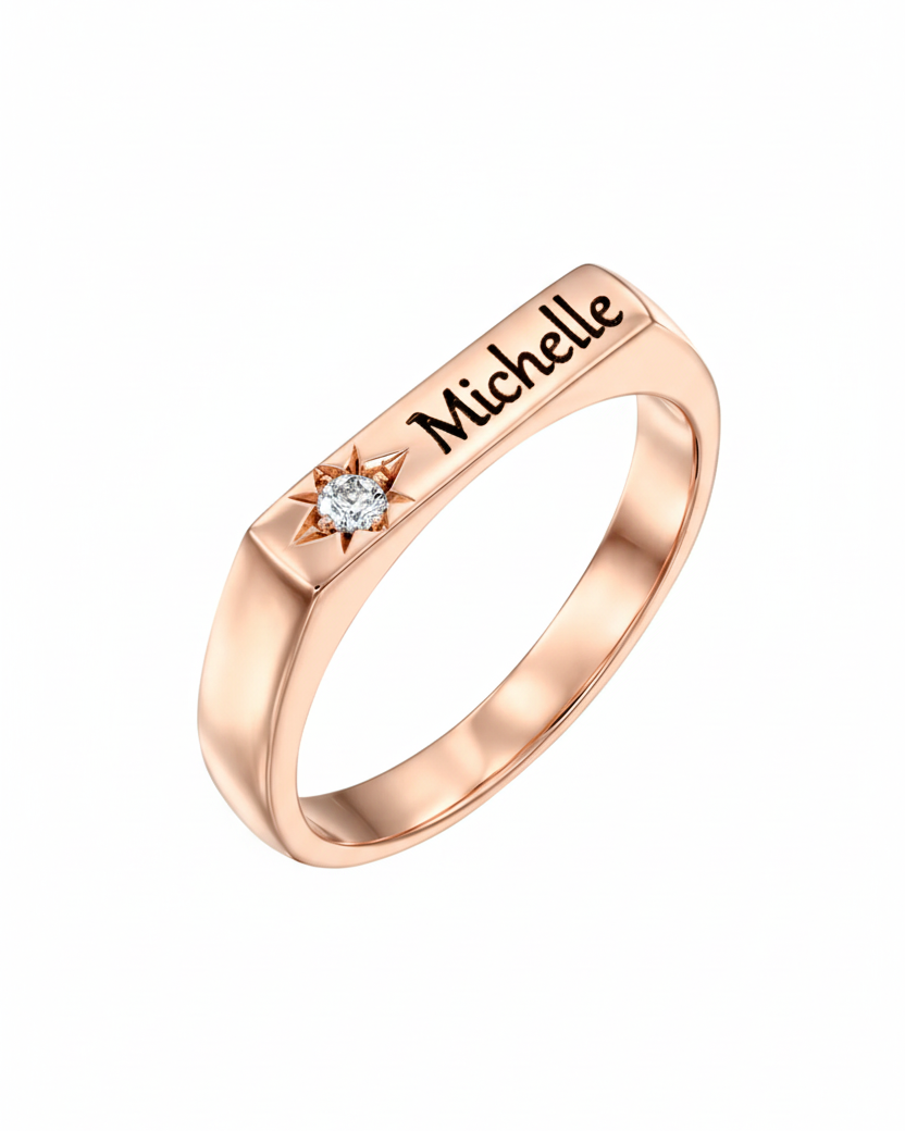 Charlotte White Diamond & Engraving