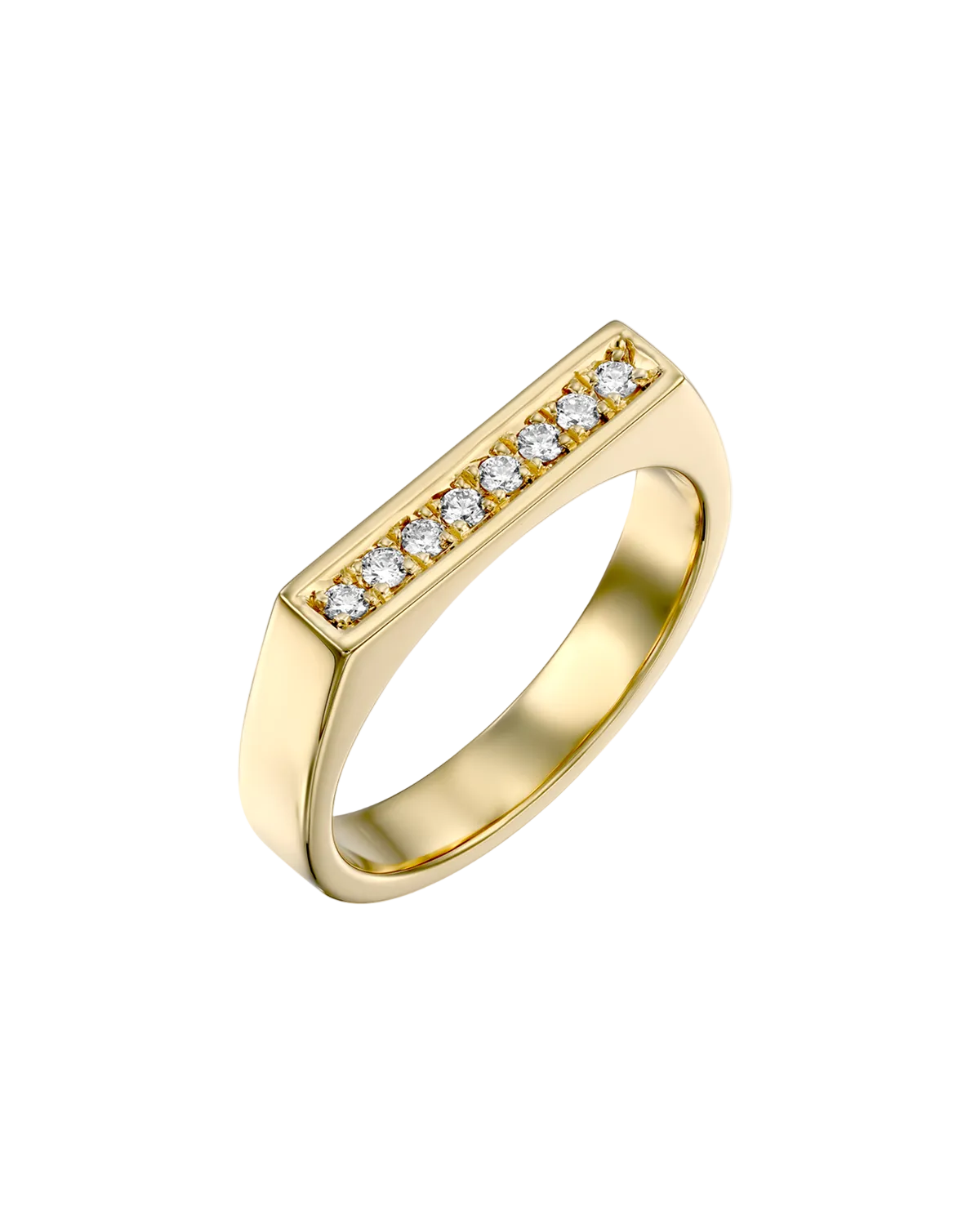 Charlotte White Gold Ring White Diamonds