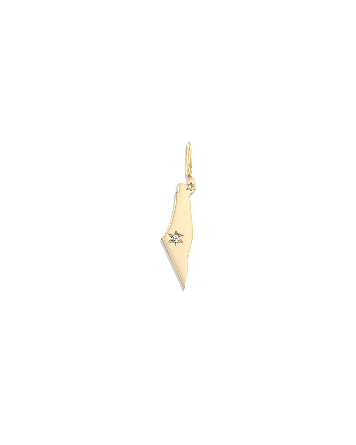 Israel Gold pendant With Diamonds