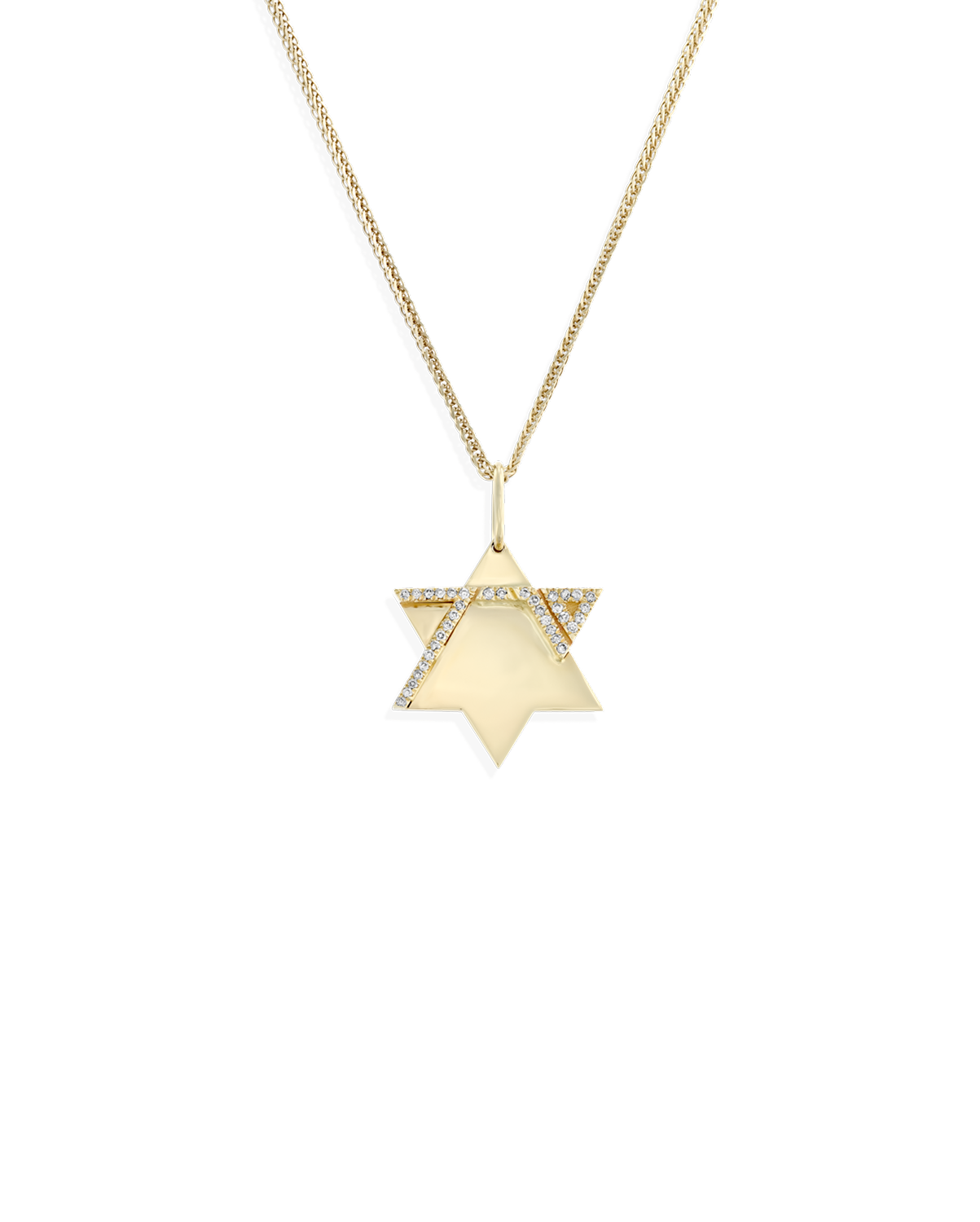 Heroism Star Of David Gold pendant With Diamonds (full)