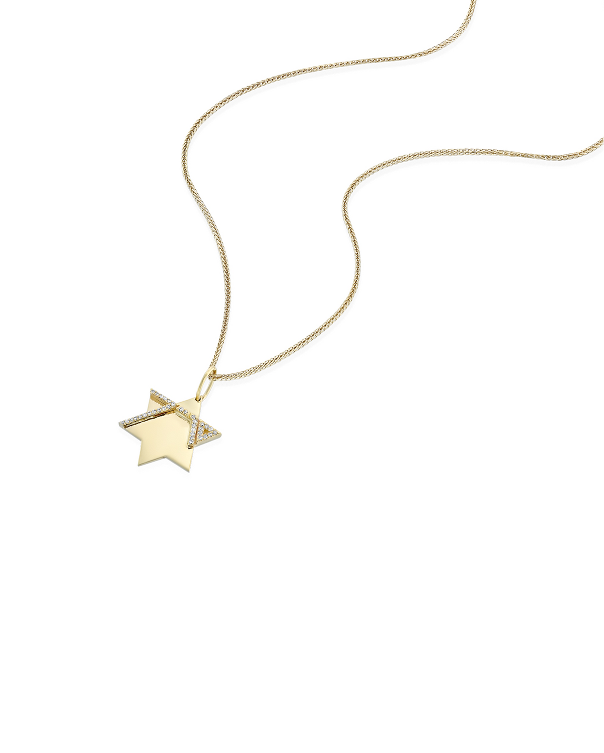 Heroism Star Of David Gold pendant With Diamonds (full)