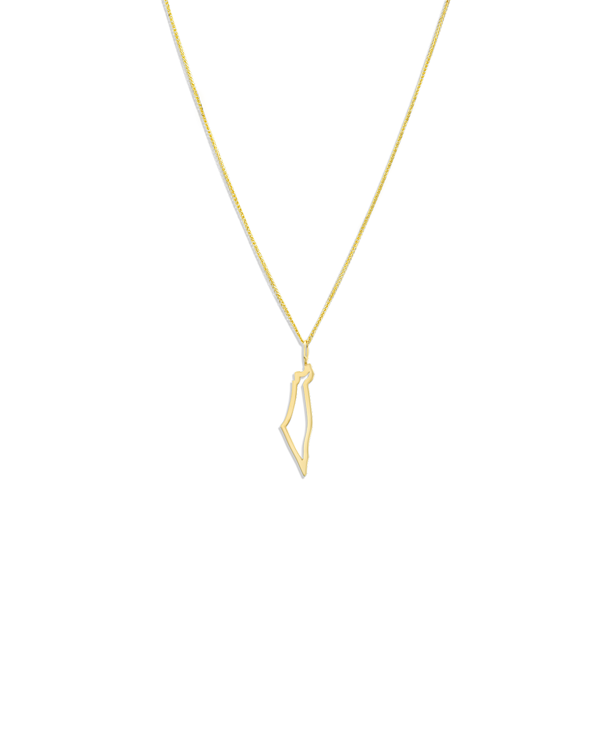 Israel Frame Gold pendant